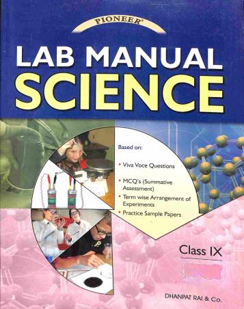 Book cover number 1 for Pioneer Lab Manual Science Class 9 written by M. L. Soni, Shweta Sharma published by Dhanpat Rai & Co. (Pvt.) Ltd.
