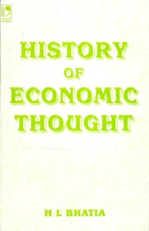 Book cover number 1 for History Of Economic Thought written by H. L. Bhatia published by Vikas Publishing House Pvt Ltd