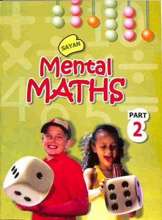 Book cover number 1 for Sayan Mental Maths Part 2 written by A. K. Saxena published by Dhar Book Agency