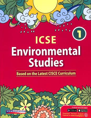 Book cover number 1 for ICSE Environmental Studies 1 written by Sangeeta Gupta published by Viva Education
