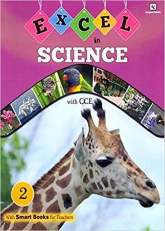 Book cover number 1 for Excel In Science 2 (CCE) written by Radhika Suri, Sameera Sood published by Sangam Books