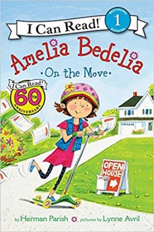 Book cover number 1 for Amelia Bedelia On The Move  (I Can Read Level 1) written by Herman Parish published by Greenwillow Books