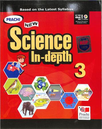Book cover number 1 for New Science In-Depth 3 (NEP 2020) written by J. P. Sharma, Neetu Tewari published by Prachi (India) Pvt. Ltd.