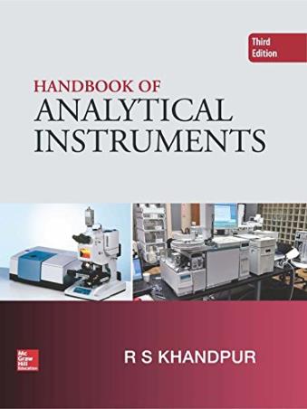 Book cover number 1 for Handbook Of Analytical Instruments written by R. S. Khandpur published by McGraw Hill Education Private Limited