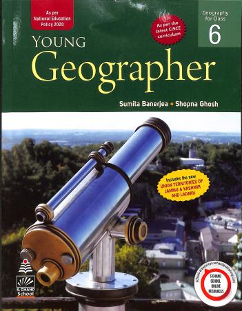 Book cover number 1 for Young Geographer Class 6 (CISCE) written by Shopna Ghosh, Sumita Banerjee published by S. Chand Publishing