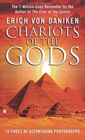 Book cover number 1 for Chariots Of The Gods written by Erich Von Daniken published by Penguin Books