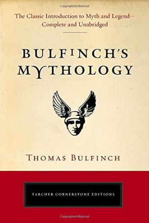 Book cover number 1 for Bulfinch's Mythology written by Thomas Bulfinch published by Tarcher Perigee