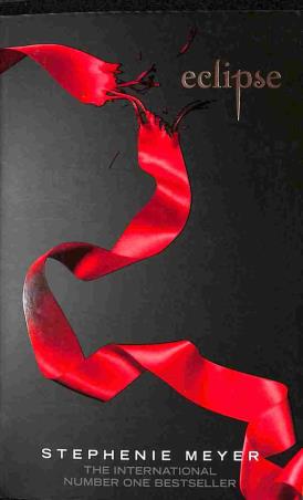 Book cover number 1 for Eclipse (Twilight Saga Book 3) written by Stephenie Meyer published by Atom