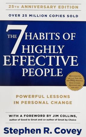 Book cover number 1 for The 7 Habits Of Highly Effective People written by Stephen R. Covey published by Simon & Schuster