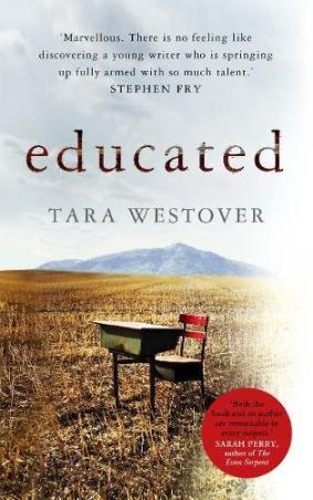 Book cover number 1 for Educated written by Tara Westover published by Hutchinson