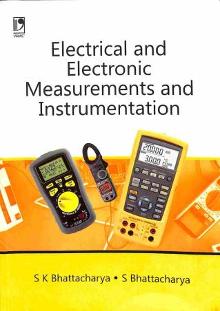 Book cover number 1 for Electrical And Electronic Measurements And Instrumentation written by S. K. Bhattacharya, S. Bhattacharya published by Vikas Publishing House Pvt Ltd