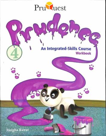 Book cover number 1 for Prudence Workbook 4 (An Integrated Skills Course) written by Meigha Rawat published by Pruquest Learning