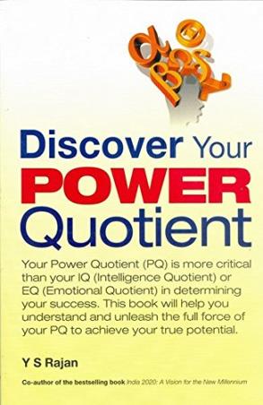 Book cover number 1 for Discover Your Power Quotient written by Y. S. Rajan published by Rajpal & Sons