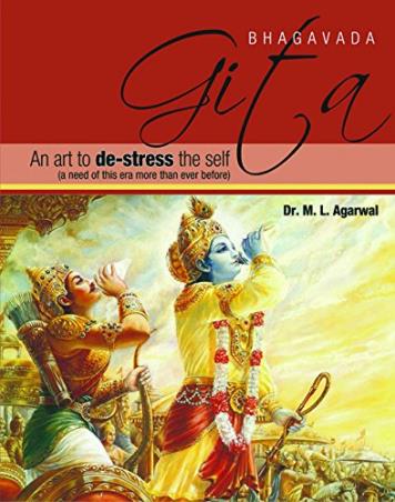 Book cover number 1 for Bhagvada Gita written by M. L. Agarwal published by Indra Publishing House