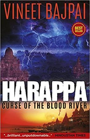 Book cover number 1 for Harappa : Curse Of The Blood River written by Vineet Bajpai published by VB Performance LLP