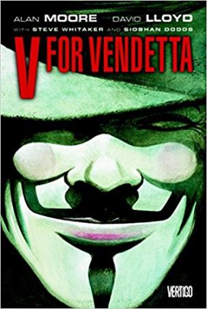 Book cover number 1 for V For Vendetta written by Alan Moore published by Random House