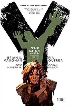 Book cover number 1 for Y : The Last Man Book Two written by Brian K. Vaughan published by Vertigo