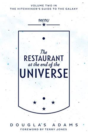 Book cover number 1 for The Restaurant At The End Of The Universe written by Douglas Adams published by Pan Macmillan