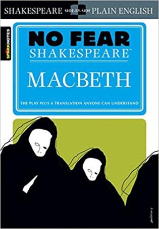 Book cover number 1 for No Fear Shakespeare : Macbeth written by NA published by Spark Publishing