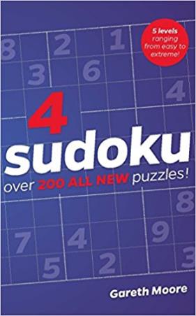 Book cover number 1 for Sudoku 4 written by Gareth Moore published by Quercus