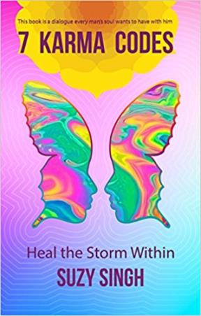Book cover number 1 for 7 Karma Codes : Heal The Storm Within written by Suzy Singh published by Life Positive