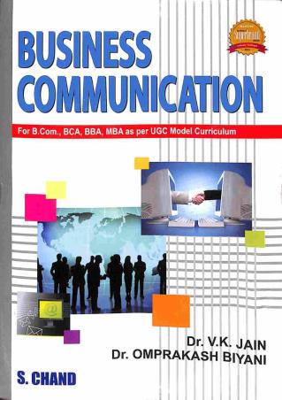 Book cover number 1 for Business Communication written by V. K. Jain, Omprakash Biyani published by S. Chand Publishing