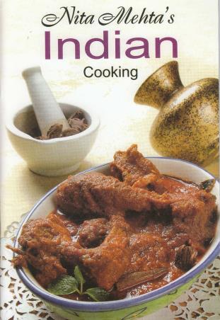 Book cover number 1 for Step By Step Indian Cooking written by Nita Mehta published by Snab Publishers