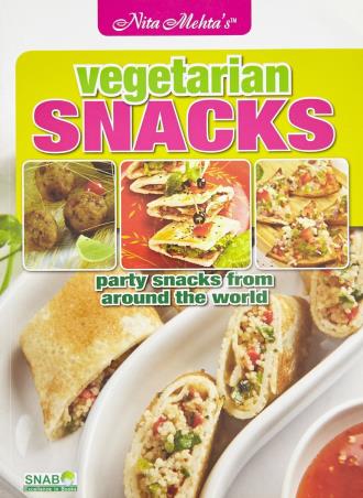 Book cover number 1 for Vegetarian Snacks written by Nita Mehta published by Snab Publishers