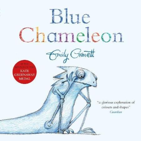 Book cover number 1 for Blue Chameleon written by Emily Gravett published by Pan Macmillan