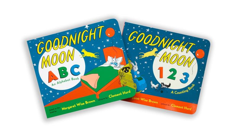 Book cover number 1 for Goodnight Moon ABC (An Alphabet Book)  & Goodnight Moon 123 ( A Counting Book) written by Margaret Wise Brown published by Pan Macmillan