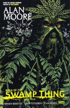 Book cover number 1 for Saga of The Swamp Thing Book 4 written by Alan Moore published by Vertigo