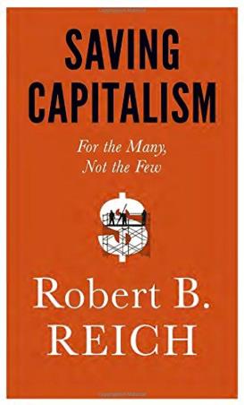 Book cover number 1 for Saving Capitalism written by Robert B. Reich published by Knopf