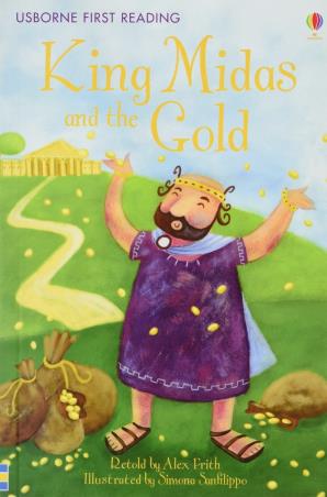 Book cover number 1 for King Midas And The Gold (Usborne Young Reading) written by Alex Frith published by Usborne