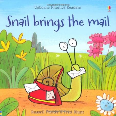 Book cover number 1 for Snail Brings The Mail (Usborne Phonics Readers) written by Fred Blunt, Russell Punter published by Usborne