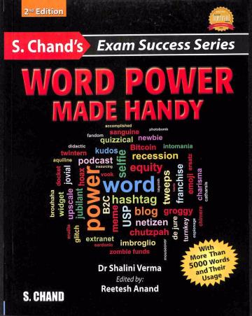 Book cover number 1 for Word Power Made handy written by Shalini Verma published by S. Chand Publishing