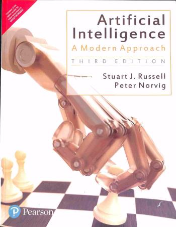 Book cover number 1 for Artificial Intelligence : A Modern Approach written by Stuart J. Russell, Peter Norvig published by Pearson Education