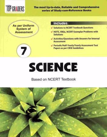 Book cover number 1 for Top Graders : Science CBSE 7 written by N. K. Sinha published by Frank Educational Aids