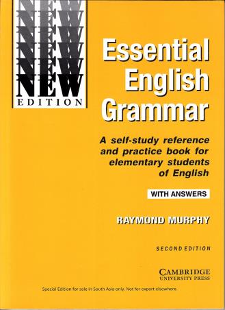 Book cover number 1 for Essential English Grammar With Answers written by Raymond Murphy published by Cambridge University Press