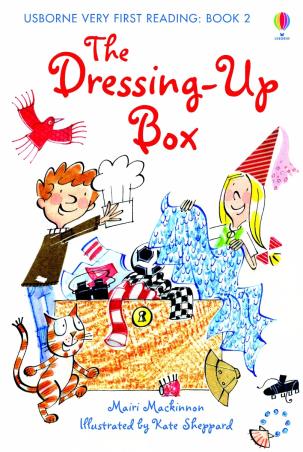 Book cover number 1 for Usborne Very First Reading Book 2 : The Dressing Up Box written by Mairi MacKinnon published by Usborne