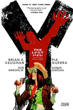 Book cover number 1 for Y : The Last Man Book Three written by Brian Vaughan published by Vertigo
