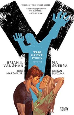 Book cover number 1 for Y : The Last Man Book Five written by Brian K. Vaughan published by Vertigo
