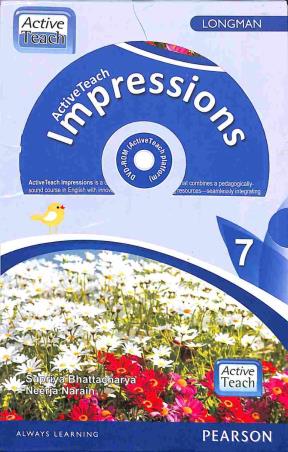 Book cover number 1 for Active Teach Impressions 7 written by Supriya Bhattacharya, Neerja Narain published by Pearson Education
