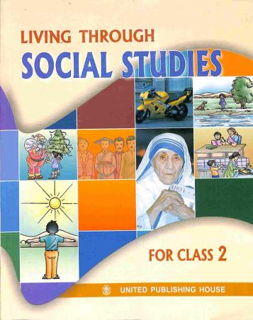 Book cover number 1 for Living Through Social Studies For Class 2 written by Venu Tulsi published by United Publishing House