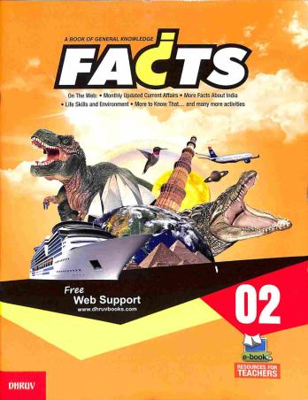 Book cover number 1 for Facts 2 (A Book Of General Knowledge) written by Neena Sharma, Sunita Kapoor published by Dhruv Enterprises