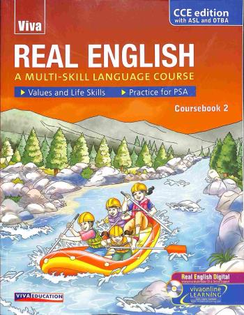 Book cover number 1 for Real English Coursebook 2 CCE (A Multi - Skill Language Course) written by Brinder Aulakh published by Viva Education