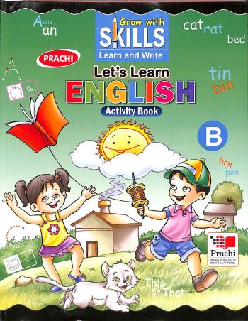 Book cover number 1 for Let's Learn English B written by D. K. Sharma published by Prachi (India) Pvt. Ltd.