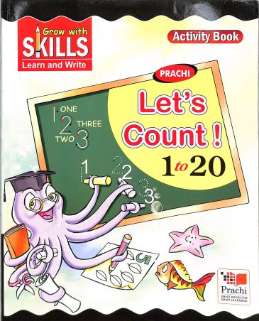 Book cover number 1 for Let's Count! 1 To 20 written by D. K. Sharma published by Prachi (India) Pvt. Ltd.