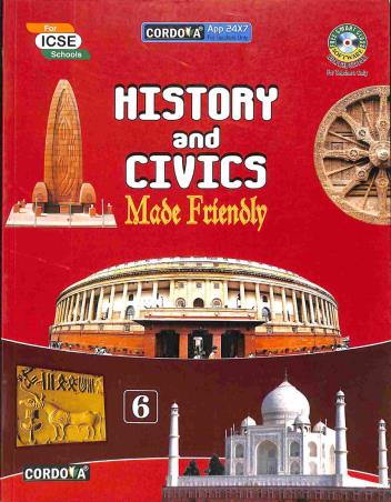 Book cover number 1 for History And Civics Class 6 written by Geeta Chadha Yadav published by Cordova Publications Pvt. Ltd.