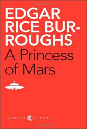 Book cover number 1 for A Princess Of Mars written by Edgar Rice Burroughs published by Rupa Publications India
