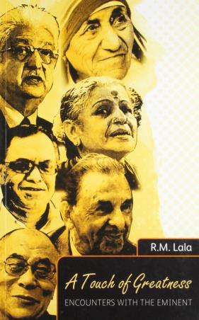 Book cover number 1 for A Touch Of Greatness written by R. M. Lala published by Rupa Publications India